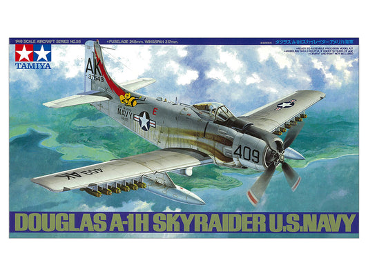 Tamiya: 1/48 Douglas A-1H Skyraider US Navy 61058