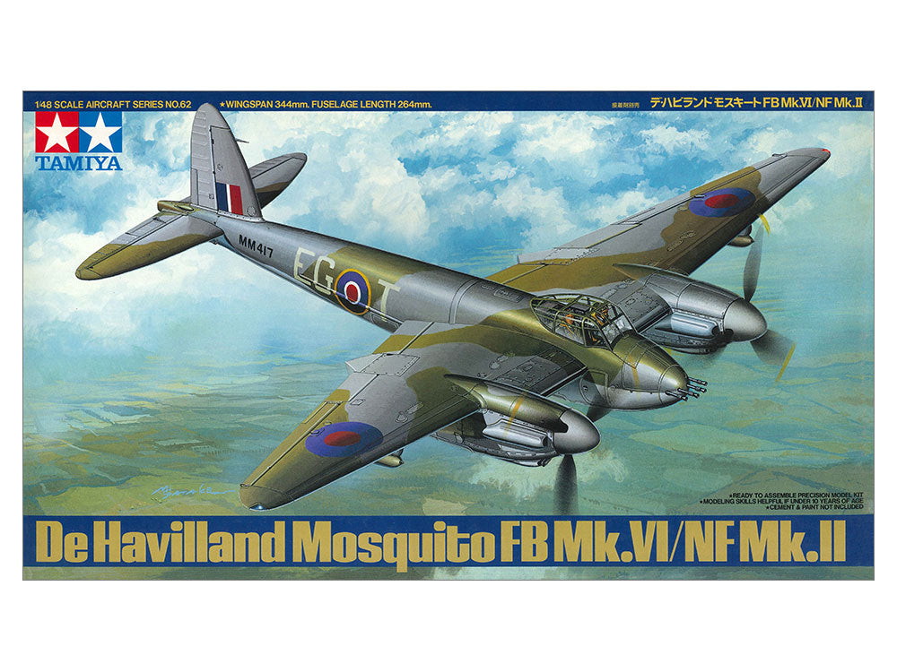 Tamiya: 1/48 De Havilland Mosquito FB Mk.VI/NF Mk.II 61062