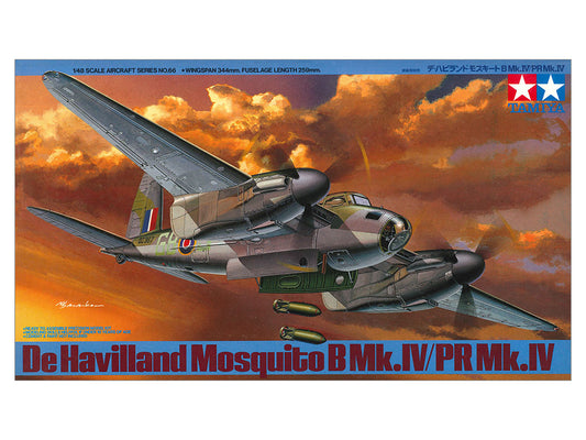 Tamiya: 1/48 De Havilland Mosquito B Mk.VI/PR Mk.VI 61066