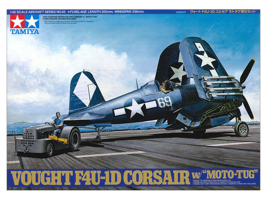 Tamiya: 1/48 Vought F4U-1D Corsair Moto-Tug 61085