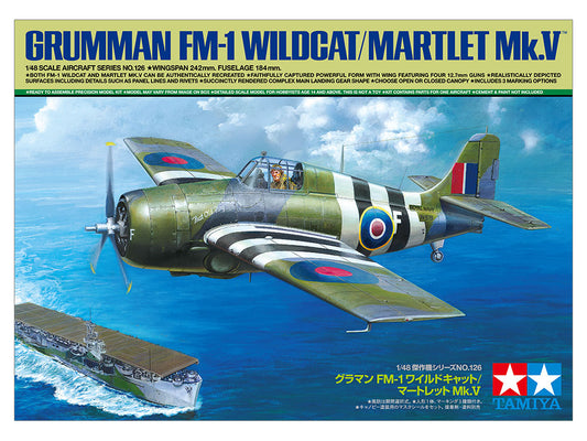 Tamiya: 1/48 Grumman FM-1 Wildcat/Martlet Mk.V 61126