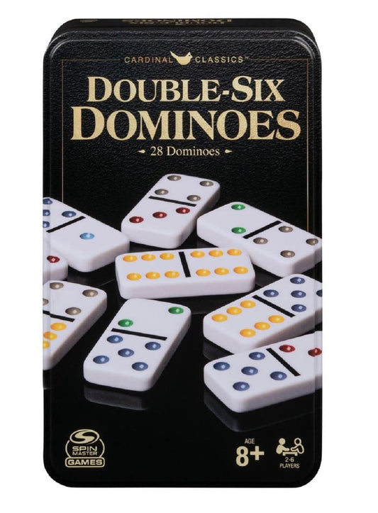 Cardinal Classics: Dominoes Double 6 In Tin