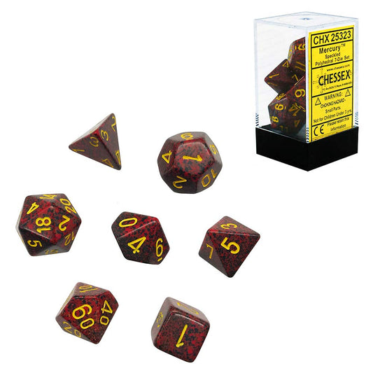 Chessex: Speckled Polyhedral Mercury 7-Die Set