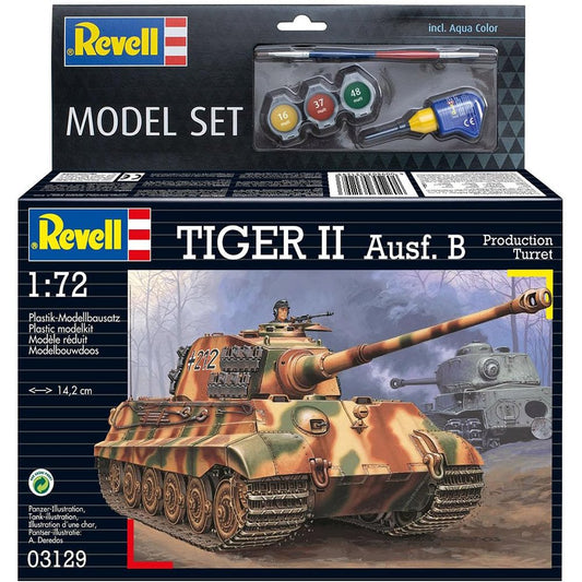 Revell: 1/72 Model Set Tiger II Ausf.B Production Turret 63129