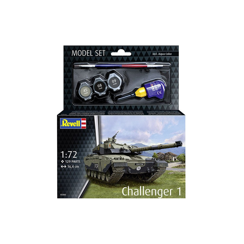 Revell: 1/72 Model Set Challenger 1 63365