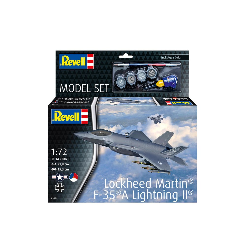 Revell: 1/72 Model Set Lockheed Martin F-35A Lightning II 63799