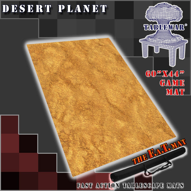 The F.A.T. Mat: 60x44" Desert Planet Gaming Mat