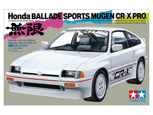Tamiya: 1/24 Honda Ballade Sports Mugen CR-X Pro 24045