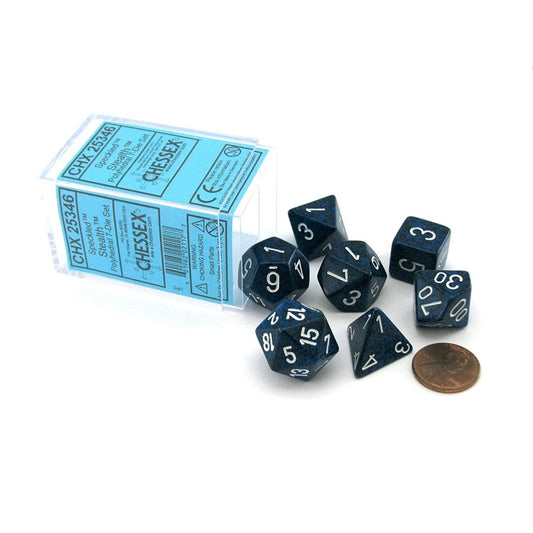 Chessex: Speckled Polyhedral Stealth 7-Die Set
