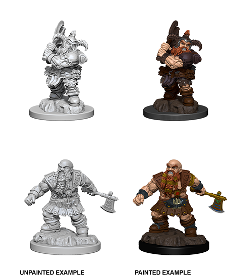 D&D: Nolzur's Marvelous Miniatures Dwarf Barbarian Male