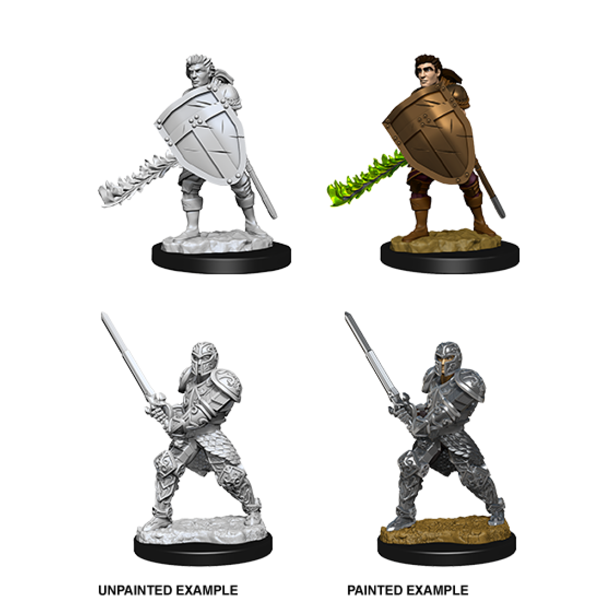 D&D: Nolzur's Marvelous Miniatures Human Fighter Male