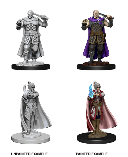 D&D: Nolzur's Marvelous Miniatures Human Ranger & Moon Elf Sorcerer