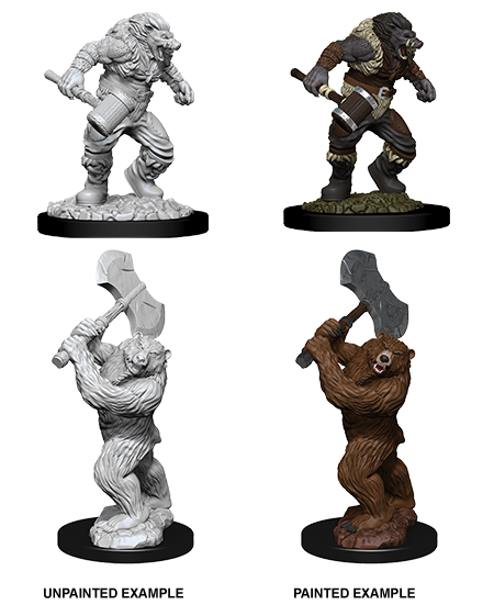 D&D: Nolzur's Marvelous Miniatures Wereboar & Werebear