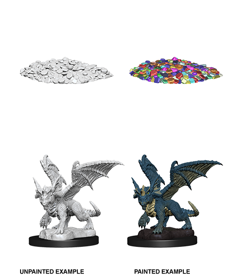D&D: Nolzur's Marvelous Miniatures Blue Dragon Wyrmling