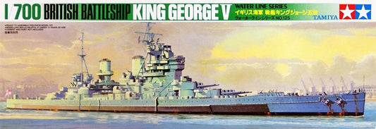 Tamiya: 1/700 British Battleship King George V 77525