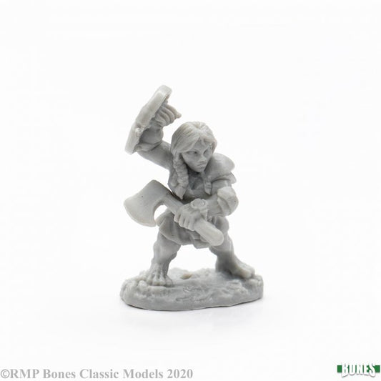 REAPER 1 x Freja FANGBREAKER Nain Bones Figurine pour Jeux de Roles Plateau - 77073 REAPER 1 x Freja FANGBREAKER Nain Bones Figurine pour Jeux de Roles Plateau - 77073