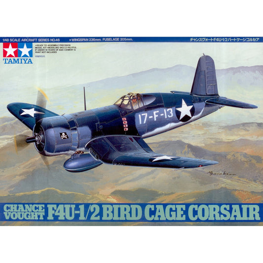 Tamiya: 1/48 Chance Vought F4U-1/2 Bird Cage Corsair 61046