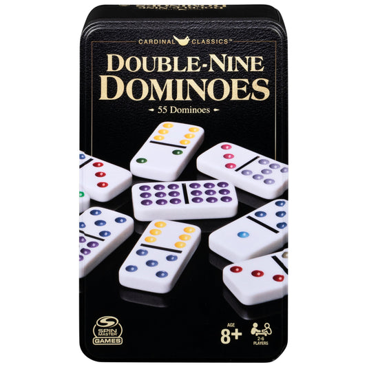 Cardinal Classics: Dominoes Double 9 In Tin