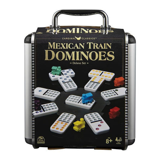 Cardinal Classics: Mexican Train Dominoes In Case