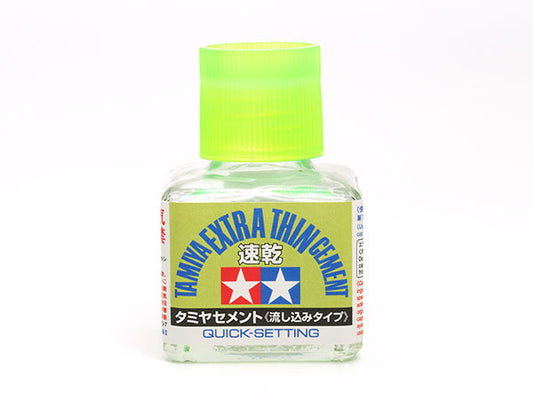 Tamiya: Extra Thin Cement Quick Set 40ml 87182