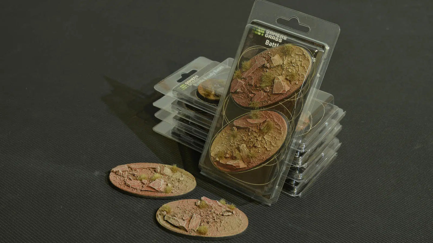 Gamers Grass: Bases Badlands Oval 90mm (x2)