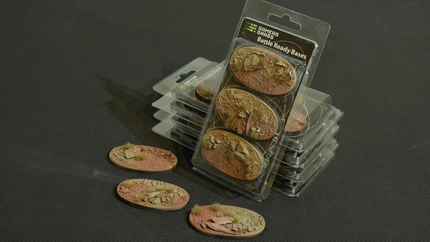 Gamers Grass: Bases Badlands Oval 75mm (x3)