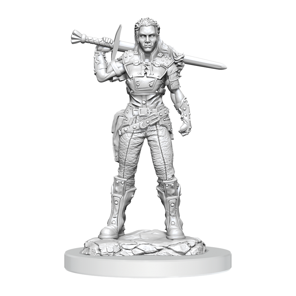 D&D: Nolzur's Marvelous Miniatures Orc Fighter Female