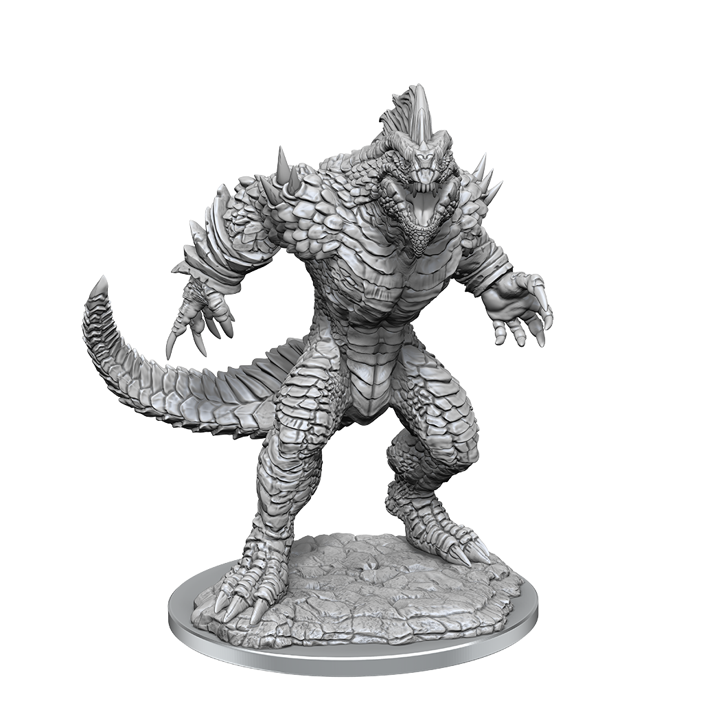 D&D: Nolzur's Marvelous Miniatures Lizardfolk Render