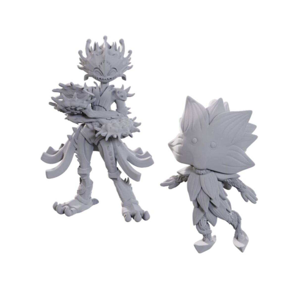 Pathfinder: Deep Cuts Miniatures Lotus Leshu and Flytrap Leshy