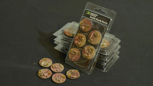 Gamers Grass: Bases Badlands Round 40mm (x5)