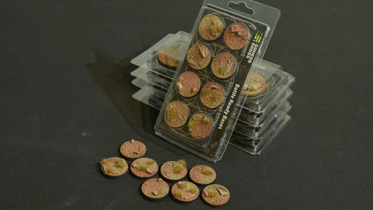 Gamers Grass: Bases Badlands Round 32mm (x8)
