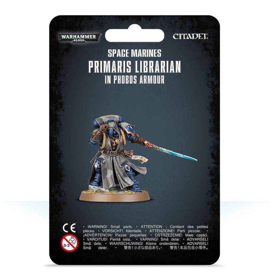 Warhammer 40k: Space Marines Primaris Librarian in Phobos Armour
