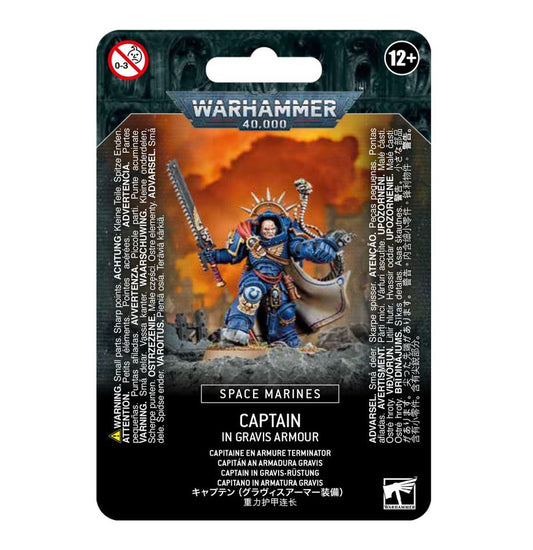 Warhammer 40k: Space Marines Captain In Gravis Armour