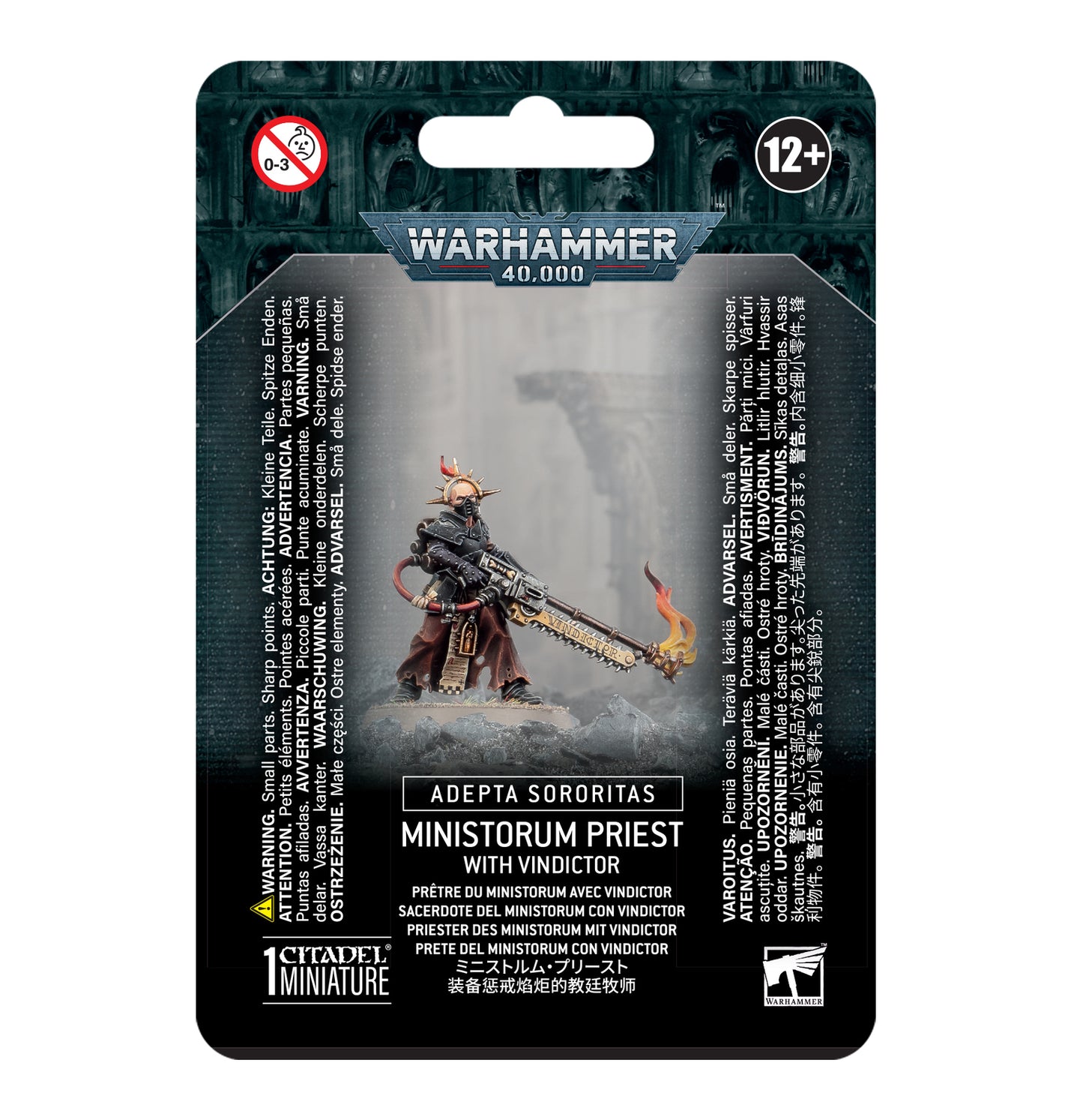 Warhammer 40k: Adepta Sororitas Ministorum Priest with Vindicator