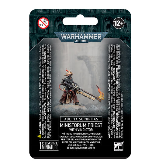 Warhammer 40k: Adepta Sororitas Ministorum Priest with Vindicator