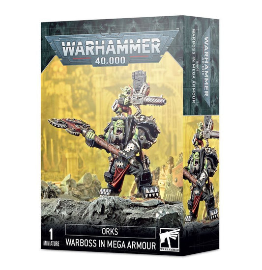 Warhammer 40k: Orks Warboss in Mega Armour