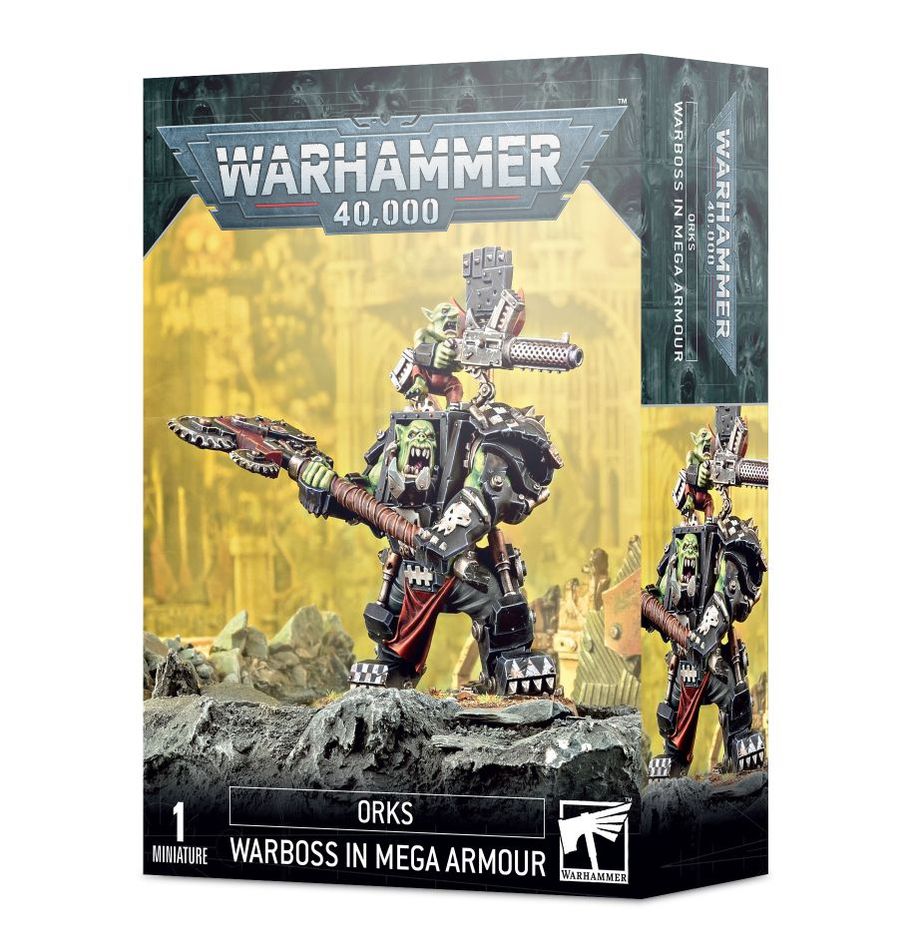 Warhammer 40k: Orks Warboss in Mega Armour