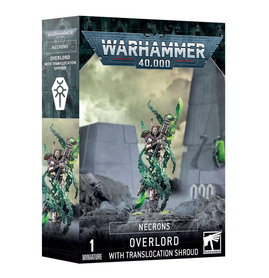 Warhammer 40k: Necrons Overlord With Translocation Shroud