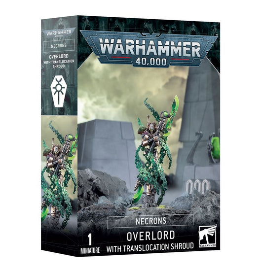 Warhammer 40k: Necrons Overlord With Translocation Shroud