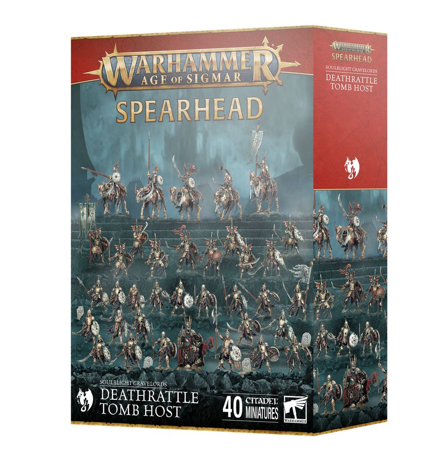 Age of Sigmar: Spearhead Soulblight Gravelords Deathrattle Tomb Host