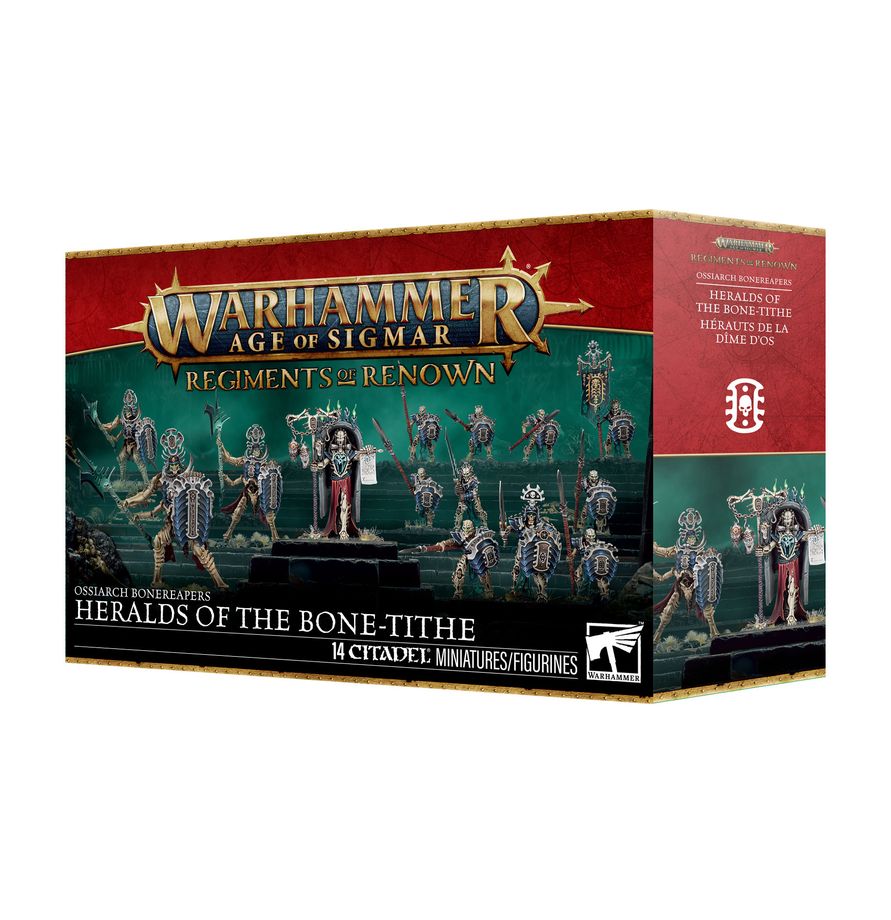 Age of Sigmar: Ossiarch Bonereapers Heralds of the Bone-tithe
