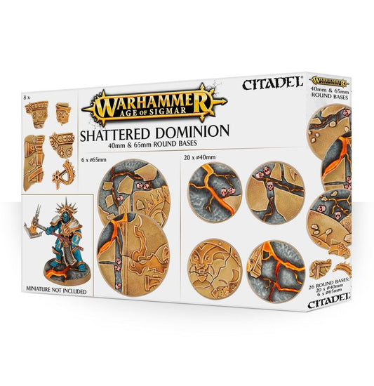 Age of Sigmar: Shattered Dominion 40mm & 65mm Round Bases