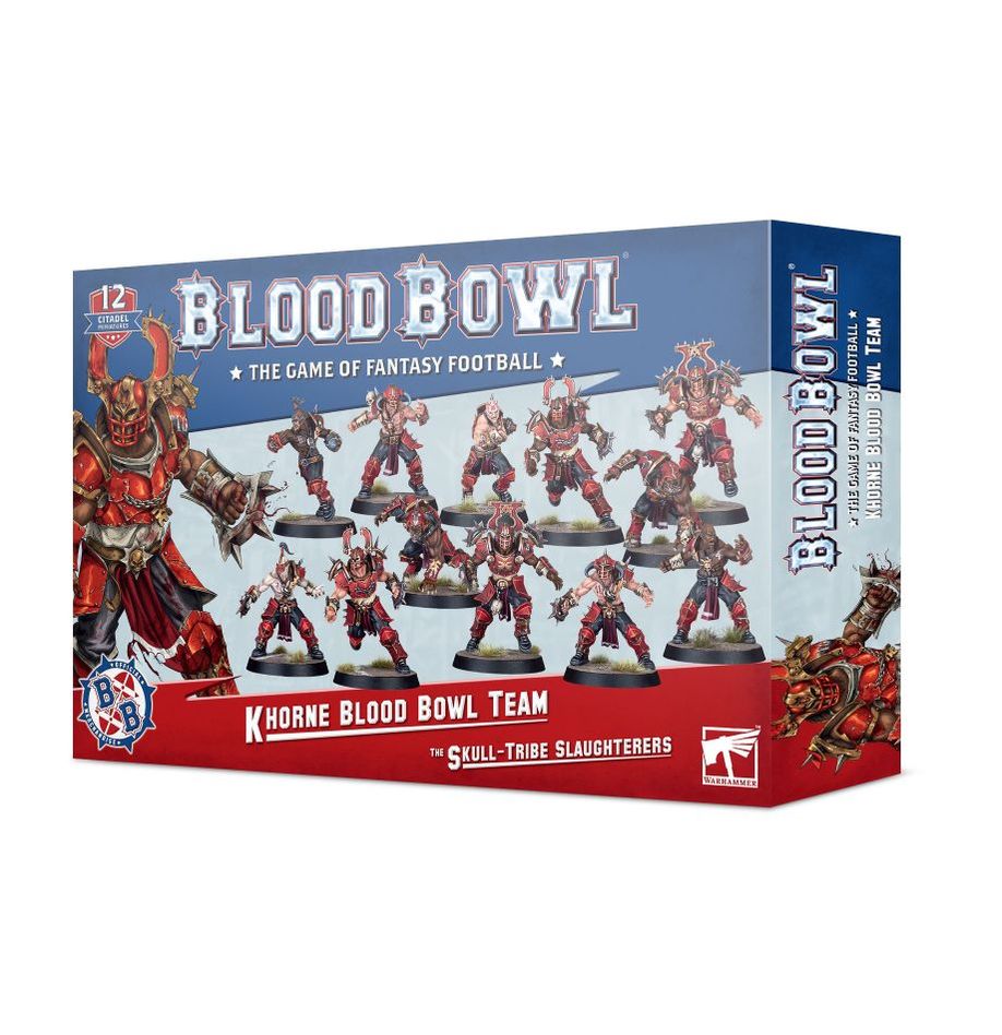 Blood Bowl: Khorne Team The Skull-tribe Slaughterers