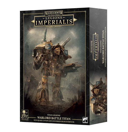 Legions Imperialis: Titan Legions Warlord Titan with Quake Cannon and Conversion Beam Extirpator