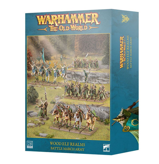 The Old World: Wood Elf Realms Battle March Army