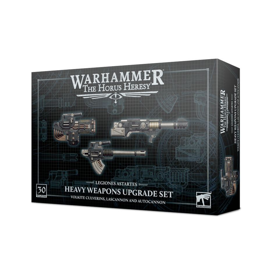 Horus Heresy: Legiones Astartes Heavy Weapons Upgrade Set Volkite Culverins, Lascannons and Autocannons