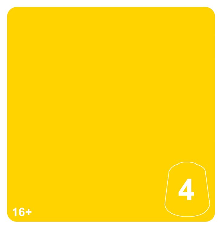 Warhammer Tone Pro: Hawkshroud Yellow 4 12ml