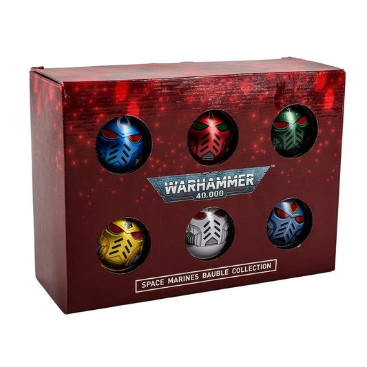 Warhammer 40k Space Marine Chapters Christmas Baubles 6-Pack
