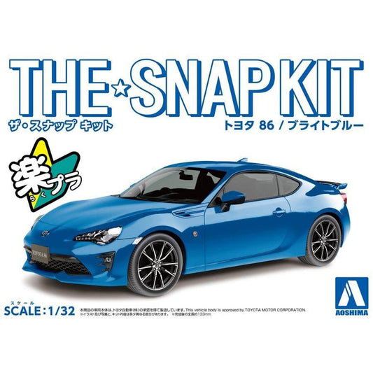 Aoshima: 1/32 Snap Kit Toyota 86 Bright Blue 05754
