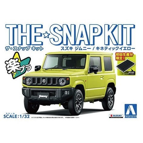 Aoshima: 1/32 Snap Kit Suzuki Jimny Kinetic Yellow 05776